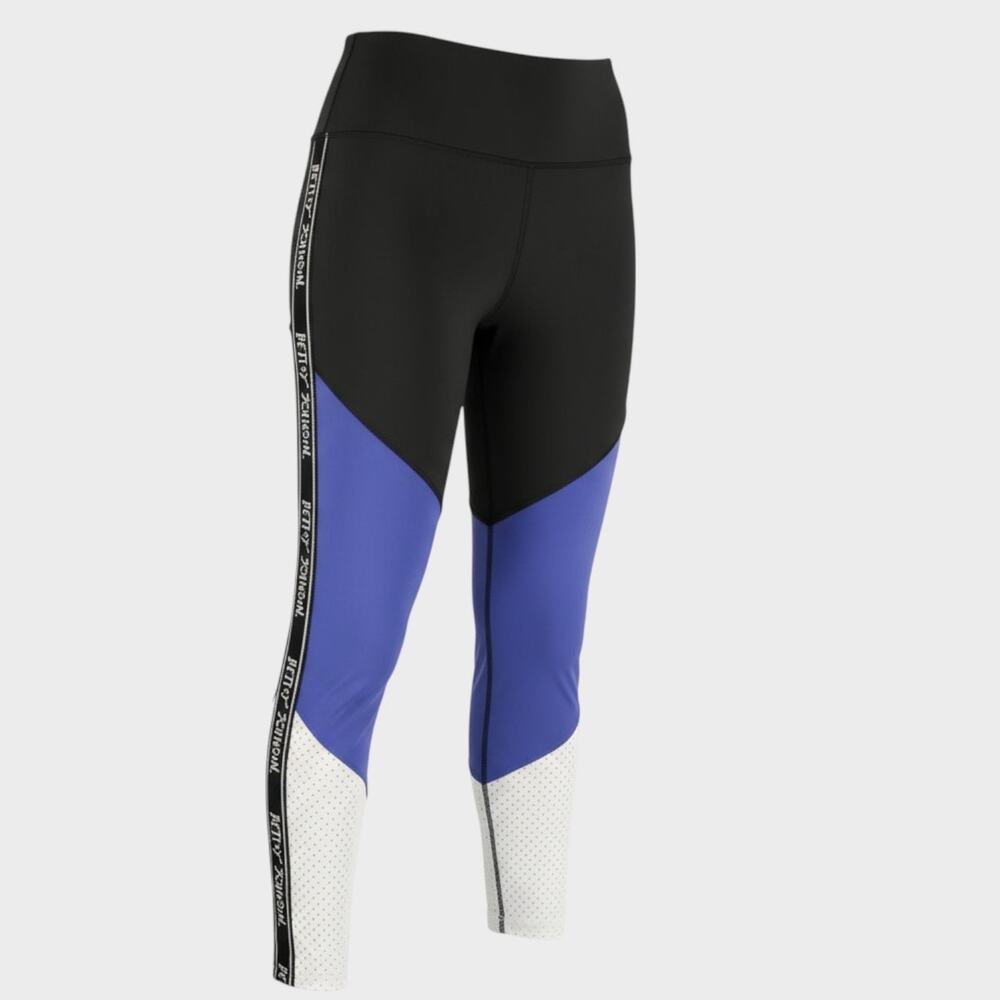 Betsey Johnson Womens Small Leggings Black Blue White